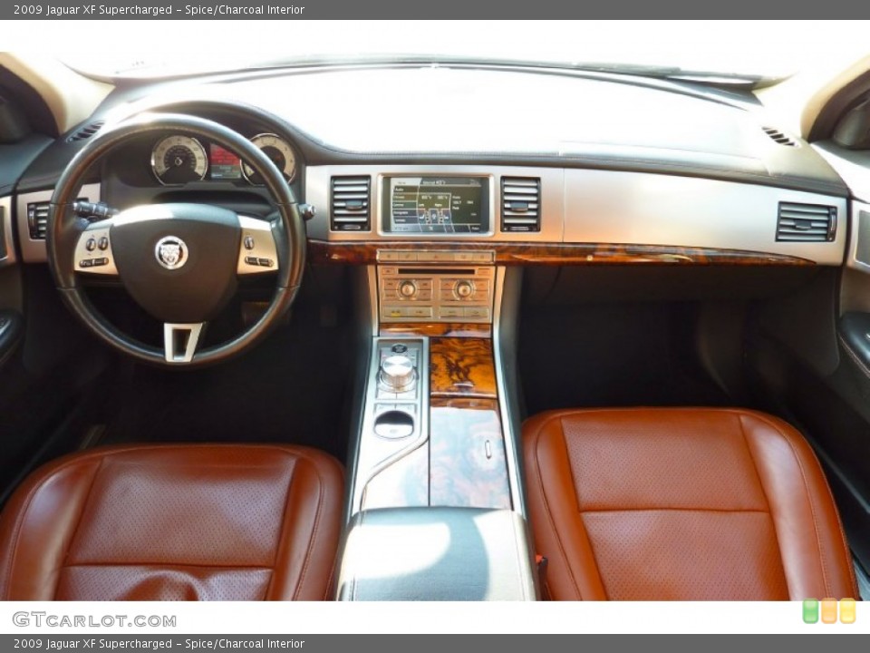 Spice/Charcoal Interior Dashboard for the 2009 Jaguar XF Supercharged #77160098