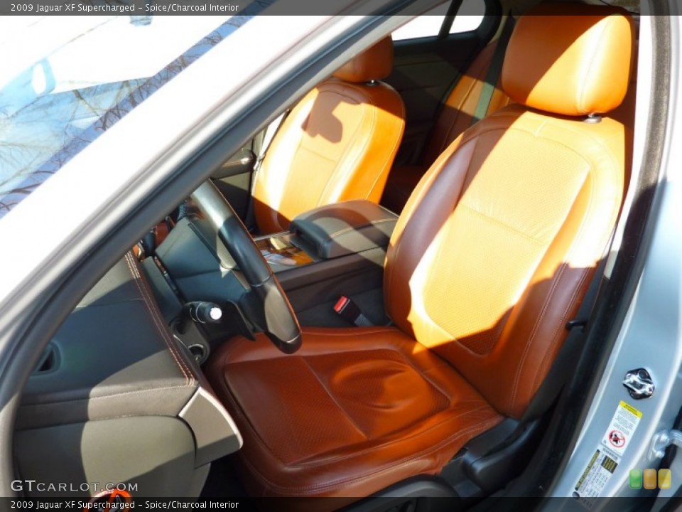 Spice/Charcoal Interior Front Seat for the 2009 Jaguar XF Supercharged #77160146