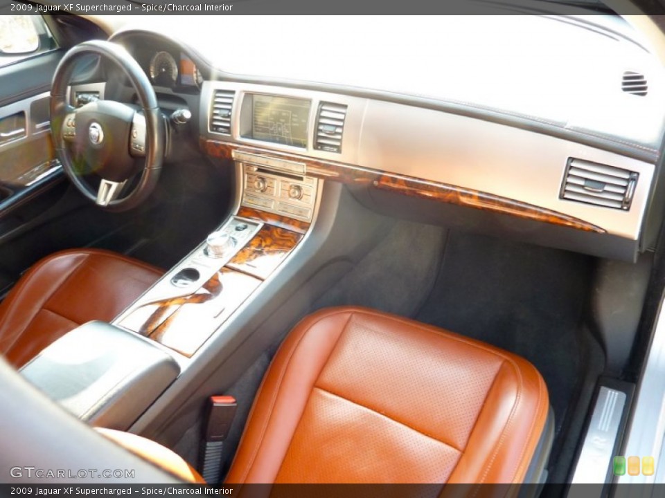 Spice/Charcoal Interior Dashboard for the 2009 Jaguar XF Supercharged #77160261