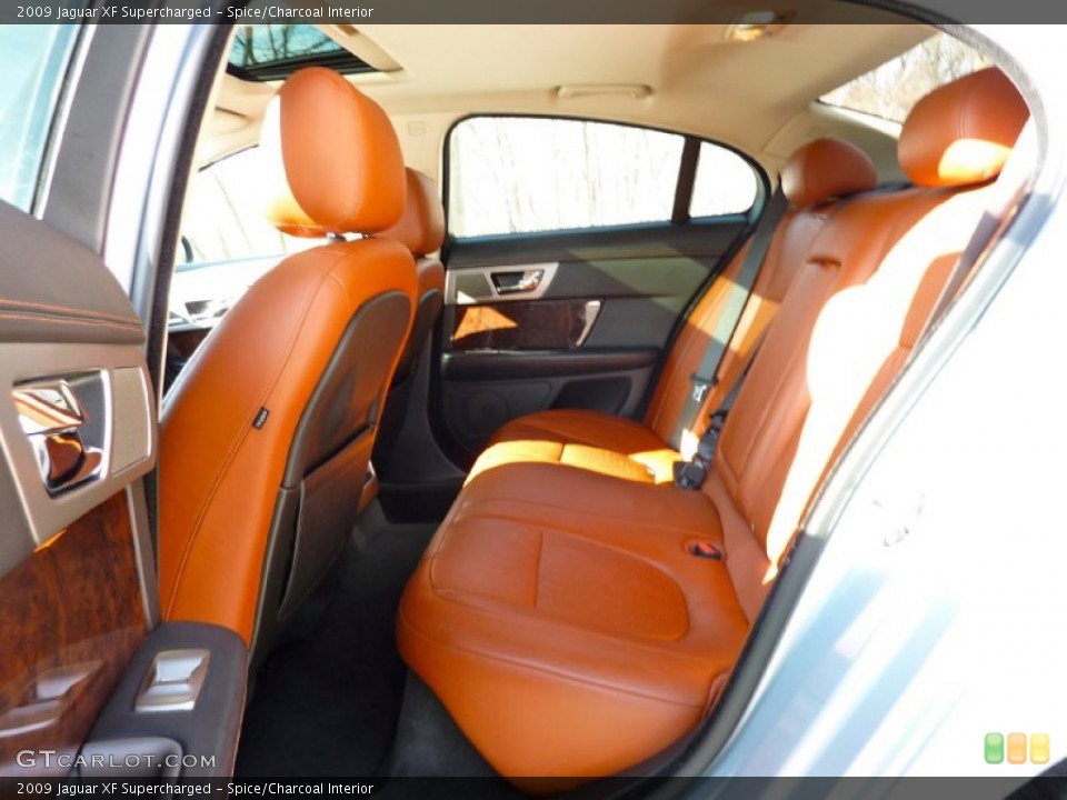 Spice/Charcoal Interior Rear Seat for the 2009 Jaguar XF Supercharged #77160278