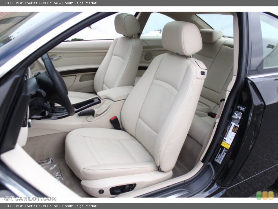 Cream Beige Interior Photo for the 2012 BMW 3 Series 328i Coupe #77160491