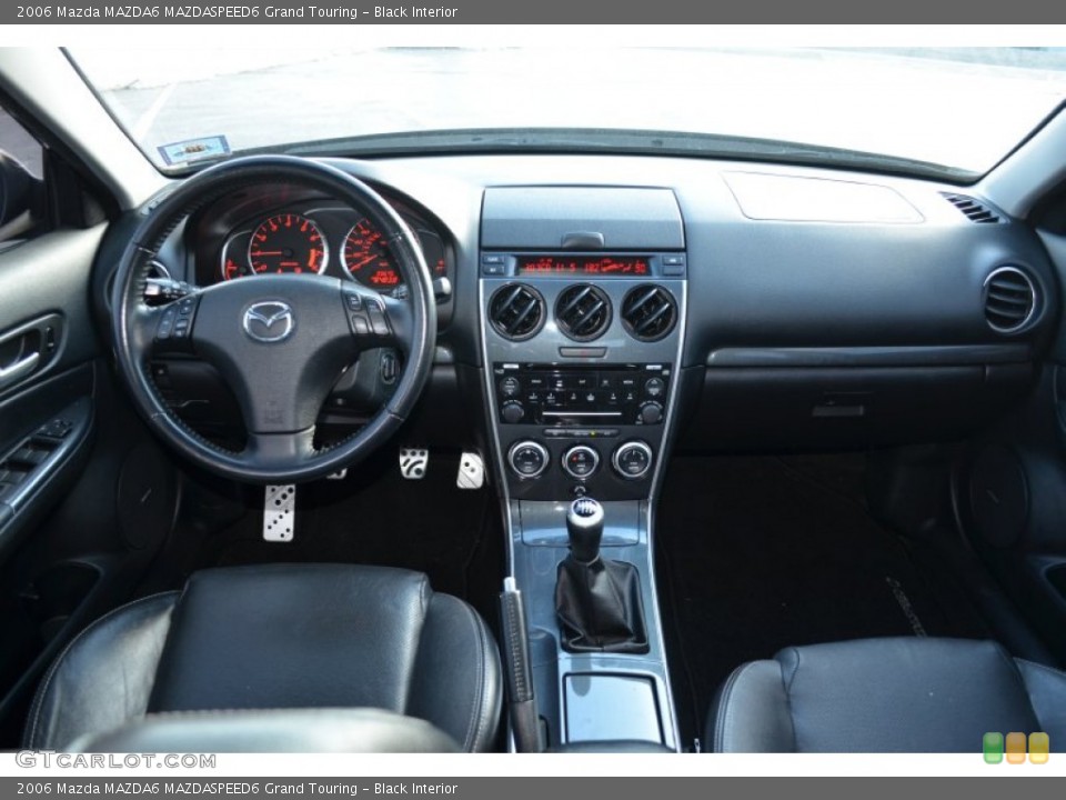 Black Interior Dashboard for the 2006 Mazda MAZDA6 MAZDASPEED6 Grand Touring #77160509