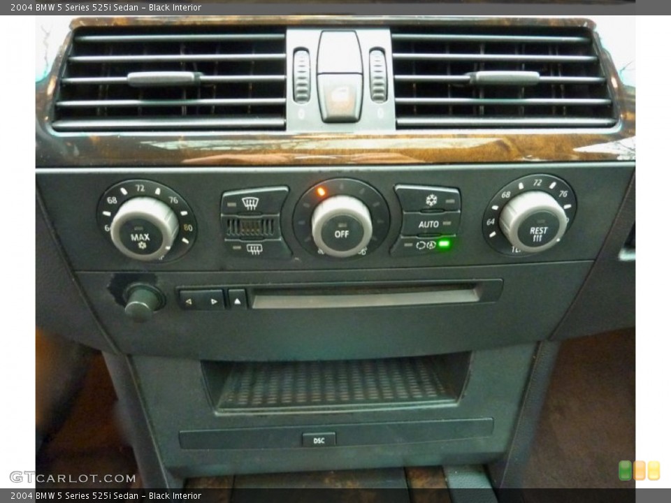 Black Interior Controls for the 2004 BMW 5 Series 525i Sedan #77160556