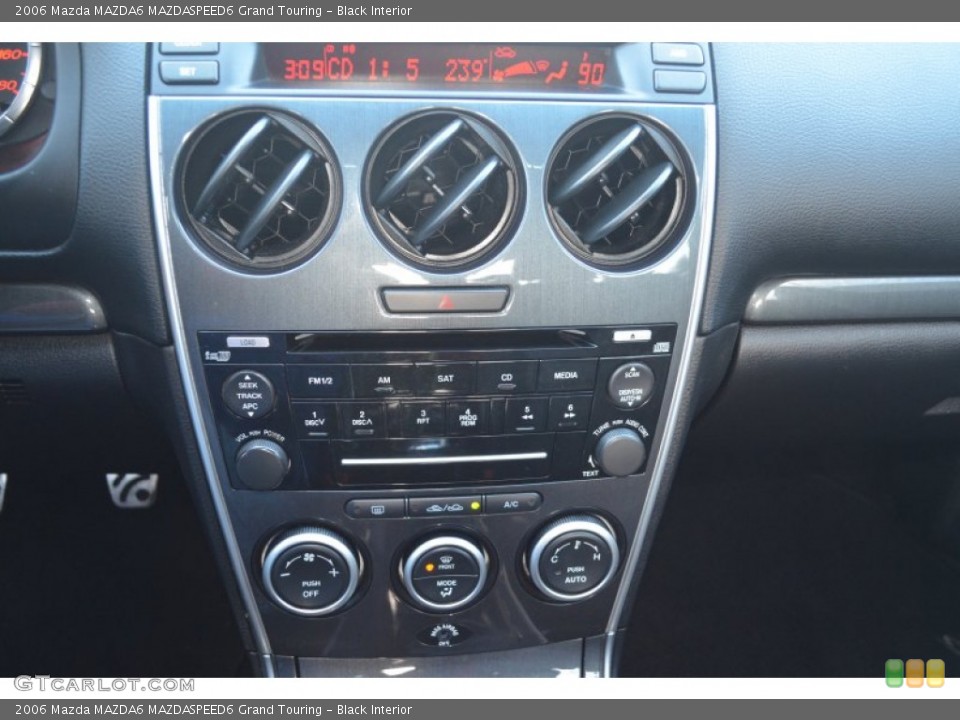 Black Interior Controls for the 2006 Mazda MAZDA6 MAZDASPEED6 Grand Touring #77160575