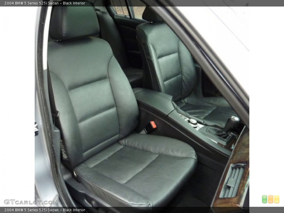 Black Interior Front Seat for the 2004 BMW 5 Series 525i Sedan #77160590