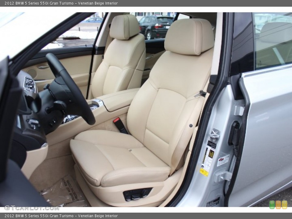Venetian Beige Interior Photo for the 2012 BMW 5 Series 550i Gran Turismo #77160755