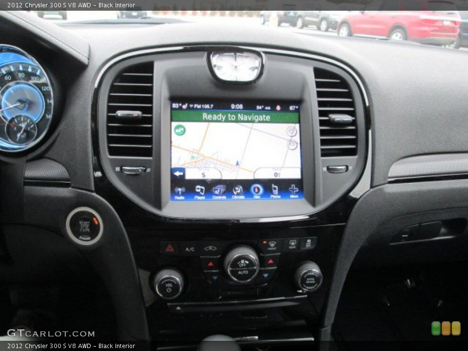 Black Interior Controls for the 2012 Chrysler 300 S V8 AWD #77160964