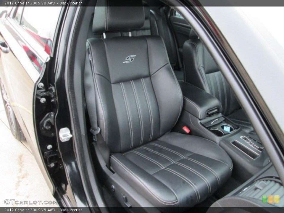 Black Interior Front Seat for the 2012 Chrysler 300 S V8 AWD #77160983