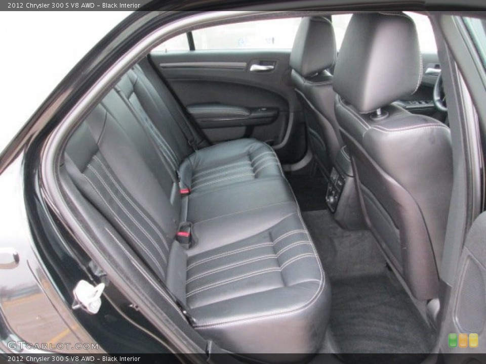 Black Interior Rear Seat for the 2012 Chrysler 300 S V8 AWD #77161091