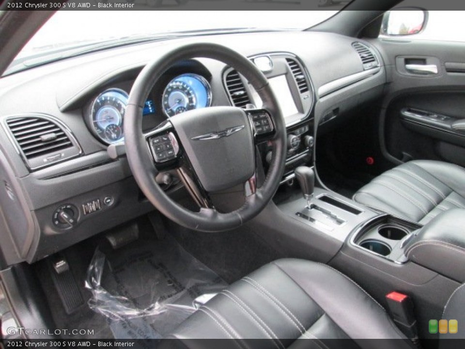 Black Interior Prime Interior for the 2012 Chrysler 300 S V8 AWD #77161127
