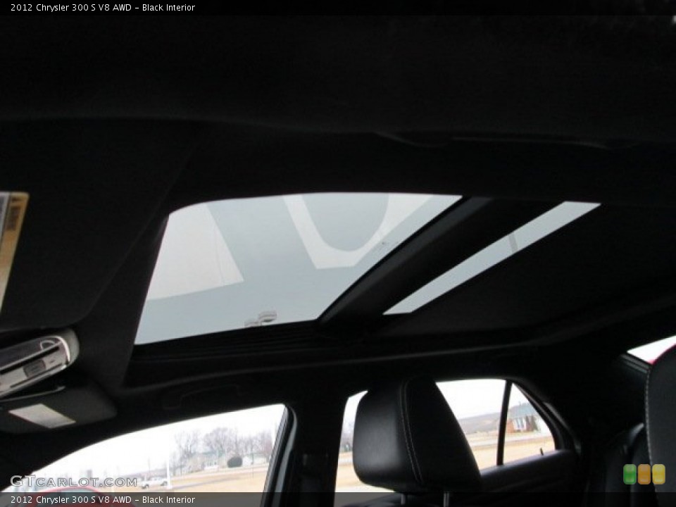 Black Interior Sunroof for the 2012 Chrysler 300 S V8 AWD #77161235