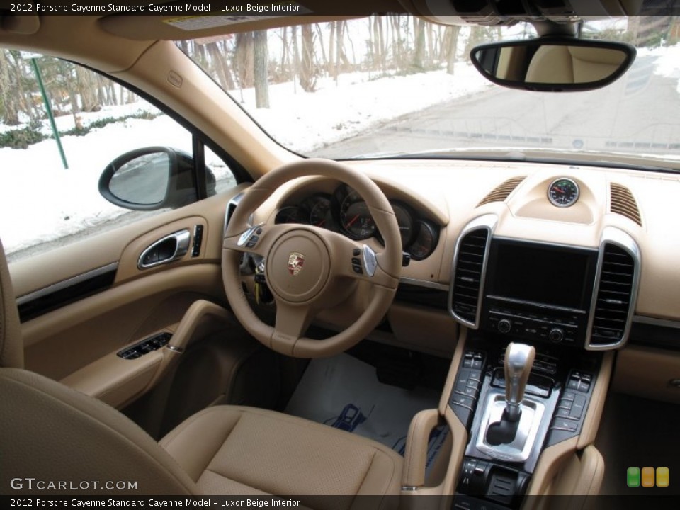 Luxor Beige Interior Dashboard for the 2012 Porsche Cayenne  #77163455
