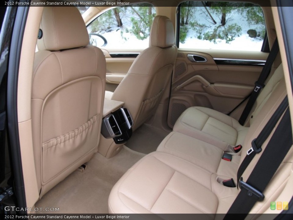 Luxor Beige Interior Rear Seat for the 2012 Porsche Cayenne  #77163471