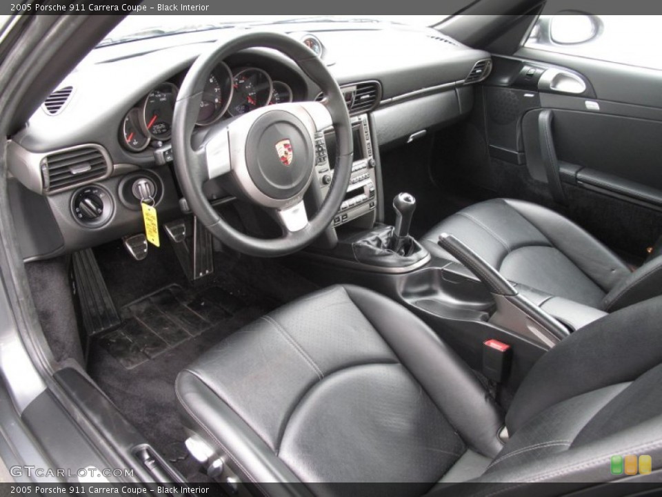 Black Interior Photo for the 2005 Porsche 911 Carrera Coupe #77163566