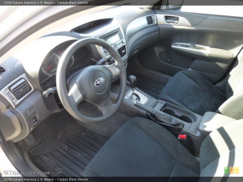 Carbon Black Interior Prime Interior for the 2008 Subaru Impreza 2.5i Wagon #77164559