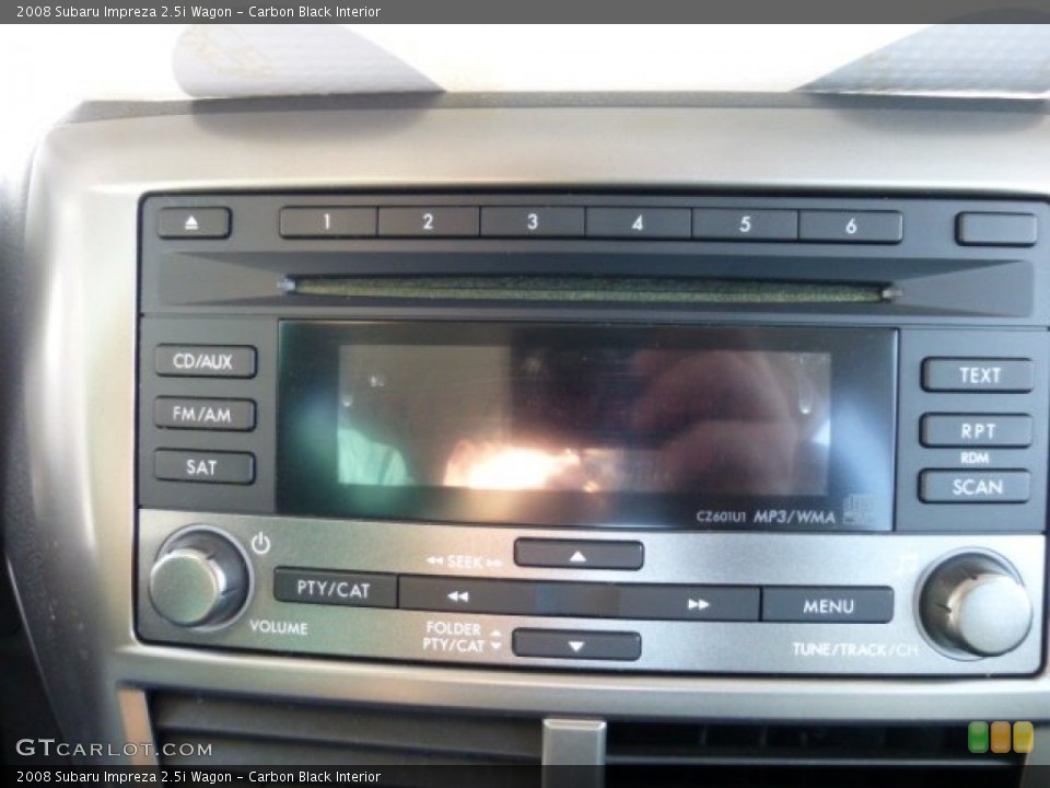 Carbon Black Interior Audio System for the 2008 Subaru Impreza 2.5i Wagon #77164568