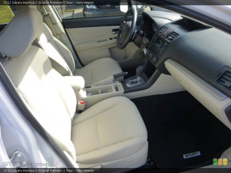 Ivory Interior Photo for the 2012 Subaru Impreza 2.0i Sport Premium 5 Door #77164703