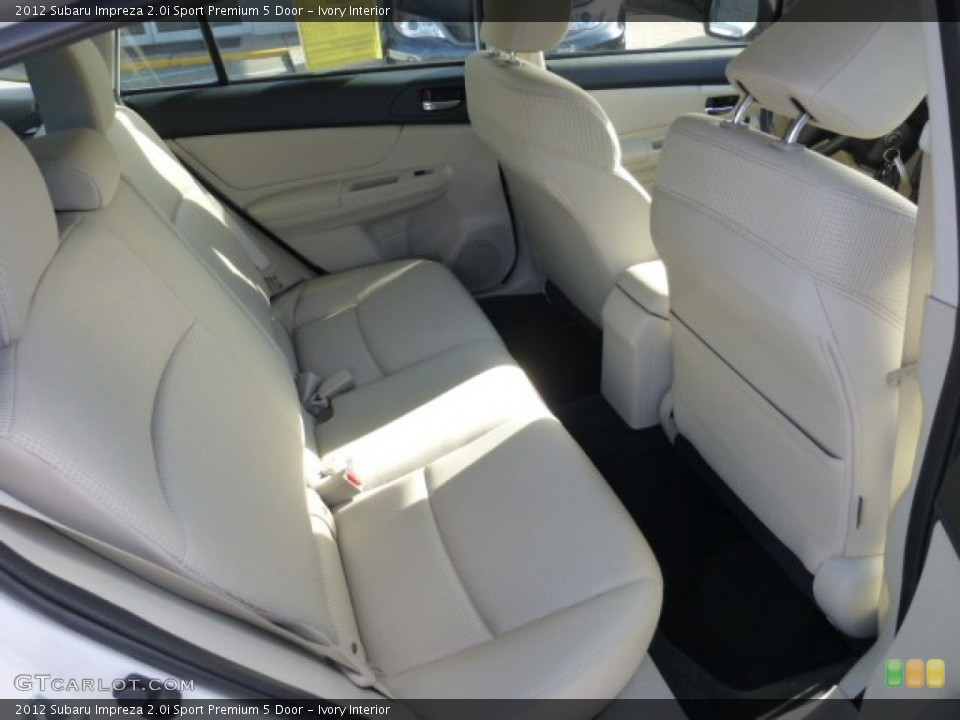 Ivory Interior Rear Seat for the 2012 Subaru Impreza 2.0i Sport Premium 5 Door #77164706