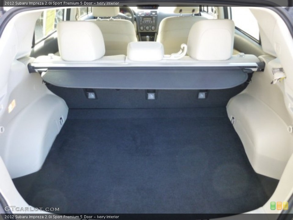 Ivory Interior Trunk for the 2012 Subaru Impreza 2.0i Sport Premium 5 Door #77164709