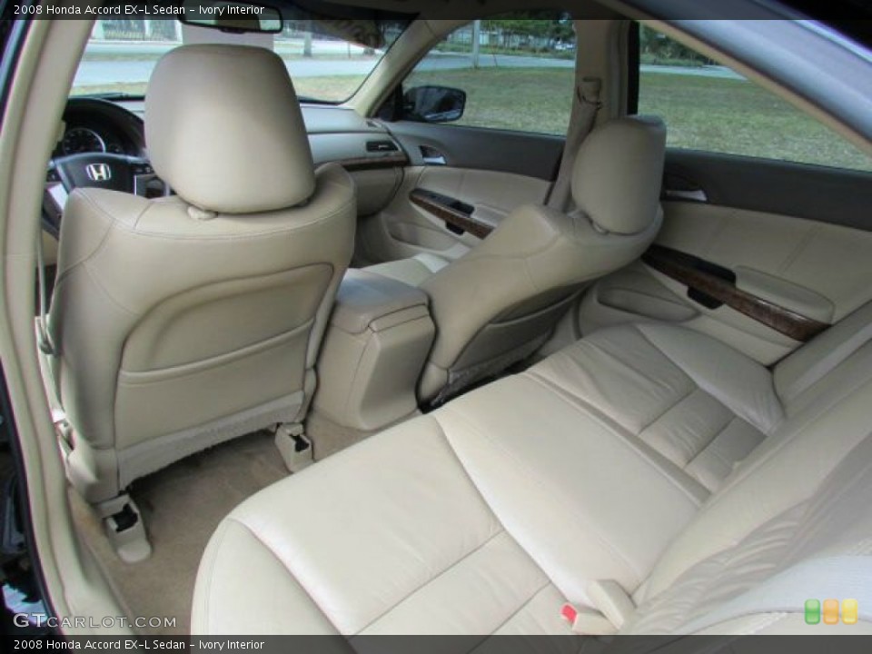 Ivory Interior Rear Seat for the 2008 Honda Accord EX-L Sedan #77166140