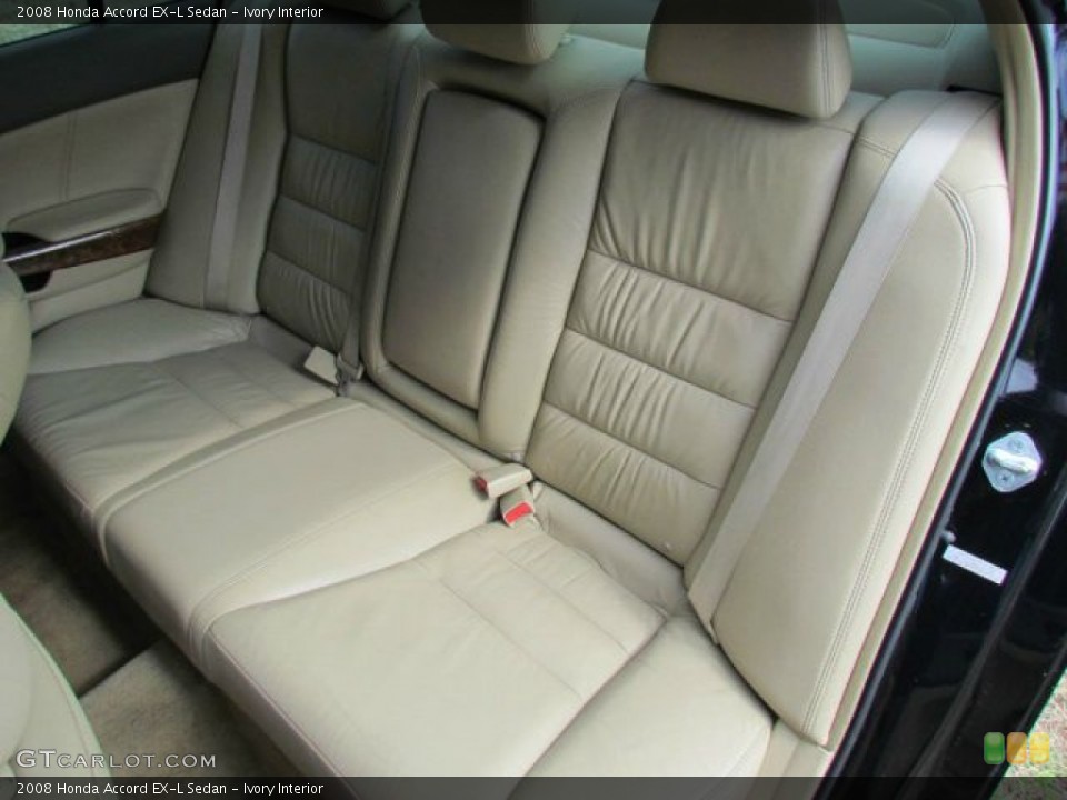 Ivory Interior Rear Seat for the 2008 Honda Accord EX-L Sedan #77166143