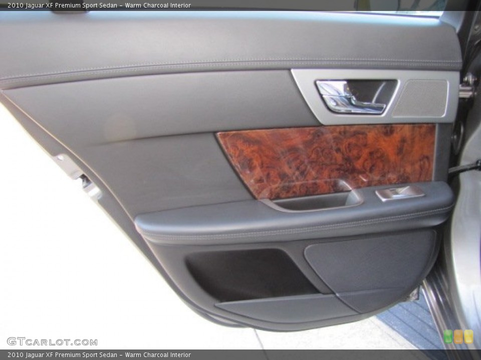 Warm Charcoal Interior Door Panel for the 2010 Jaguar XF Premium Sport Sedan #77168540