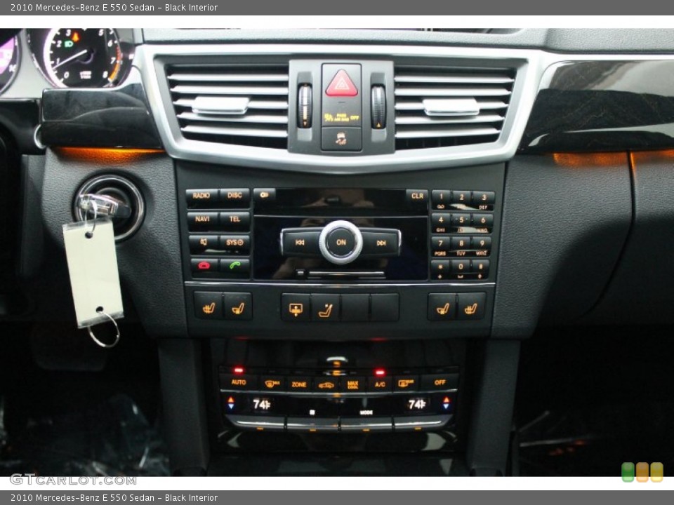 Black Interior Controls for the 2010 Mercedes-Benz E 550 Sedan #77168761