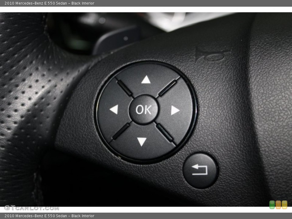 Black Interior Controls for the 2010 Mercedes-Benz E 550 Sedan #77168834