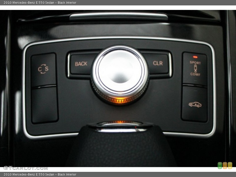 Black Interior Controls for the 2010 Mercedes-Benz E 550 Sedan #77168916