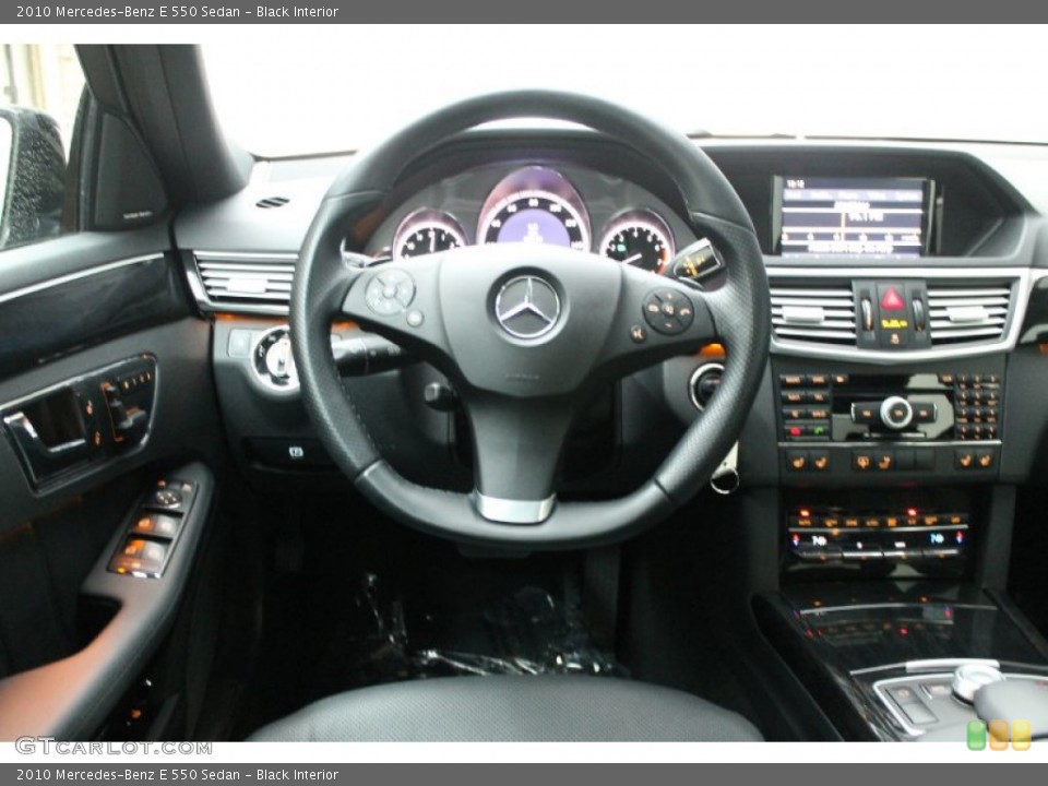 Black Interior Dashboard for the 2010 Mercedes-Benz E 550 Sedan #77169294