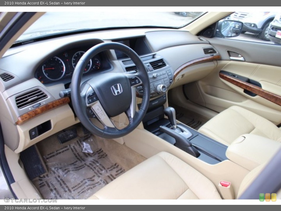Ivory Interior Photo for the 2010 Honda Accord EX-L Sedan #77169724