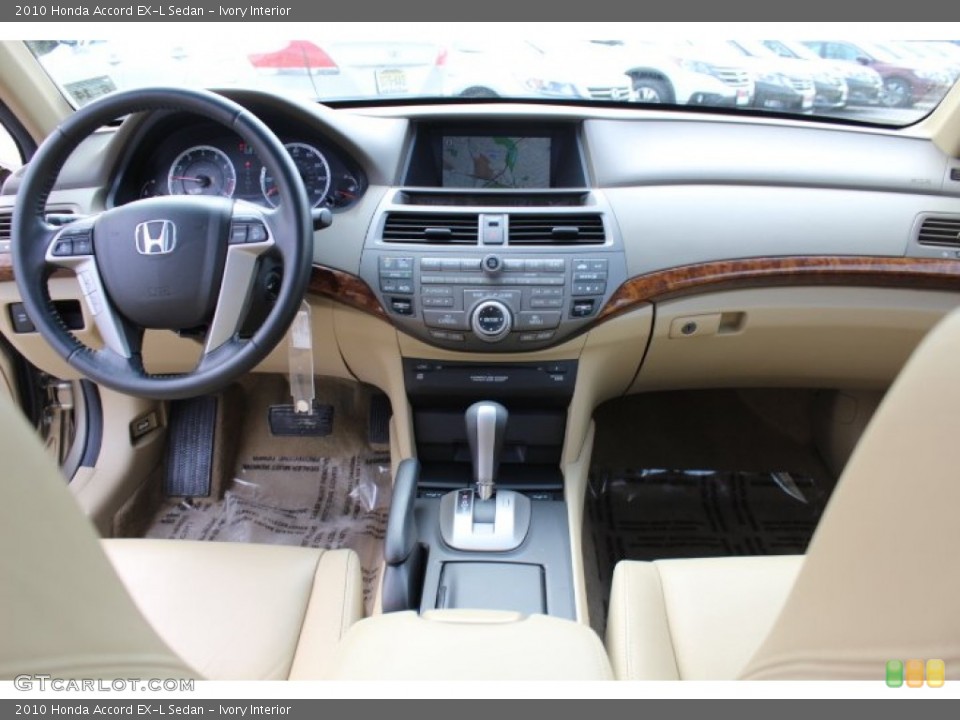 Ivory Interior Dashboard for the 2010 Honda Accord EX-L Sedan #77169773