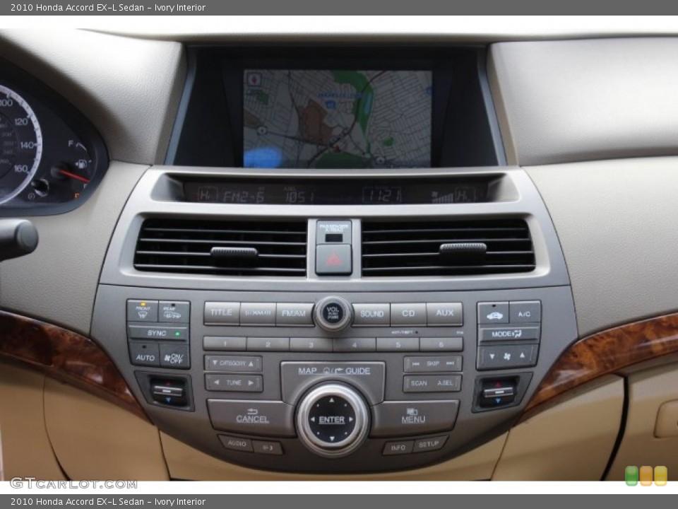 Ivory Interior Controls for the 2010 Honda Accord EX-L Sedan #77169798
