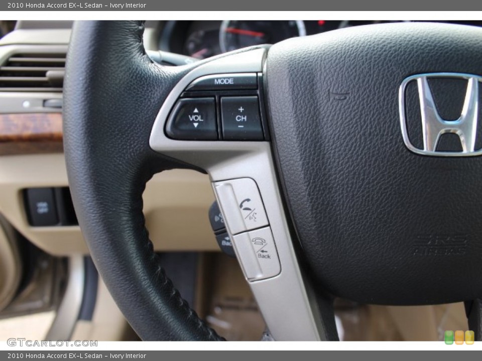 Ivory Interior Controls for the 2010 Honda Accord EX-L Sedan #77169866