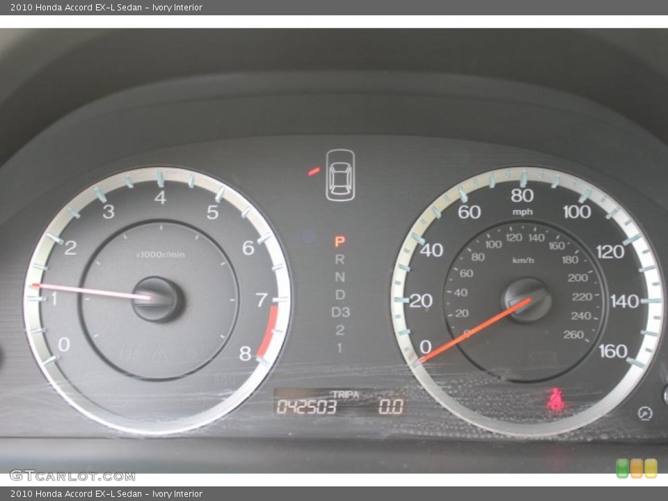 Ivory Interior Gauges for the 2010 Honda Accord EX-L Sedan #77169911