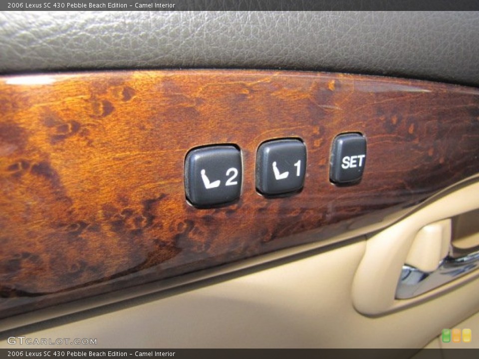 Camel Interior Controls for the 2006 Lexus SC 430 Pebble Beach Edition #77170067