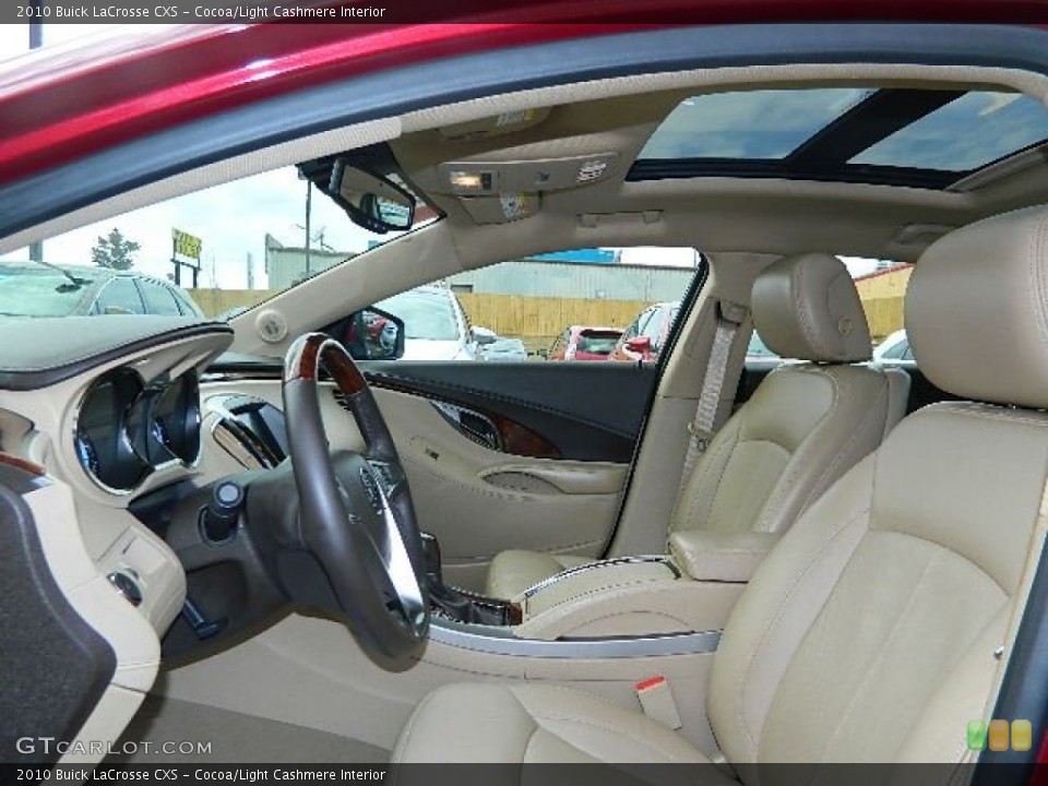 Cocoa/Light Cashmere Interior Photo for the 2010 Buick LaCrosse CXS #77170267