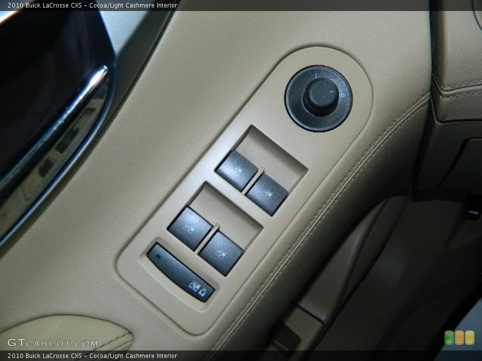 Cocoa/Light Cashmere Interior Controls for the 2010 Buick LaCrosse CXS #77170463