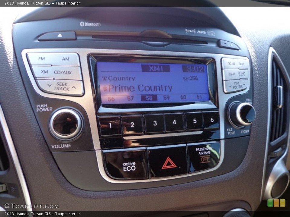 Taupe Interior Audio System for the 2013 Hyundai Tucson GLS #77170859