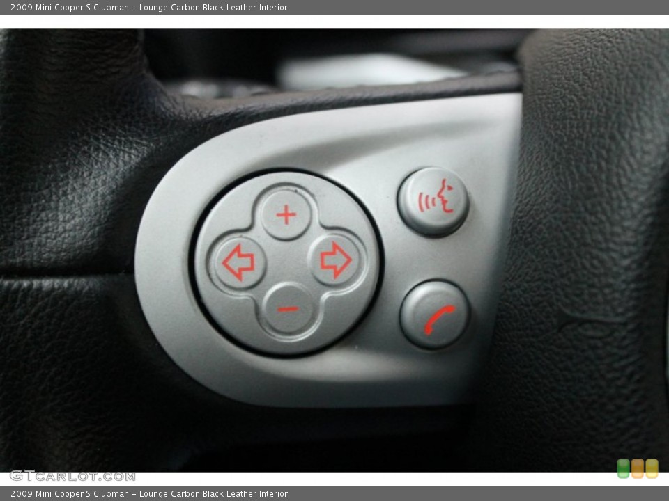 Lounge Carbon Black Leather Interior Controls for the 2009 Mini Cooper S Clubman #77171630