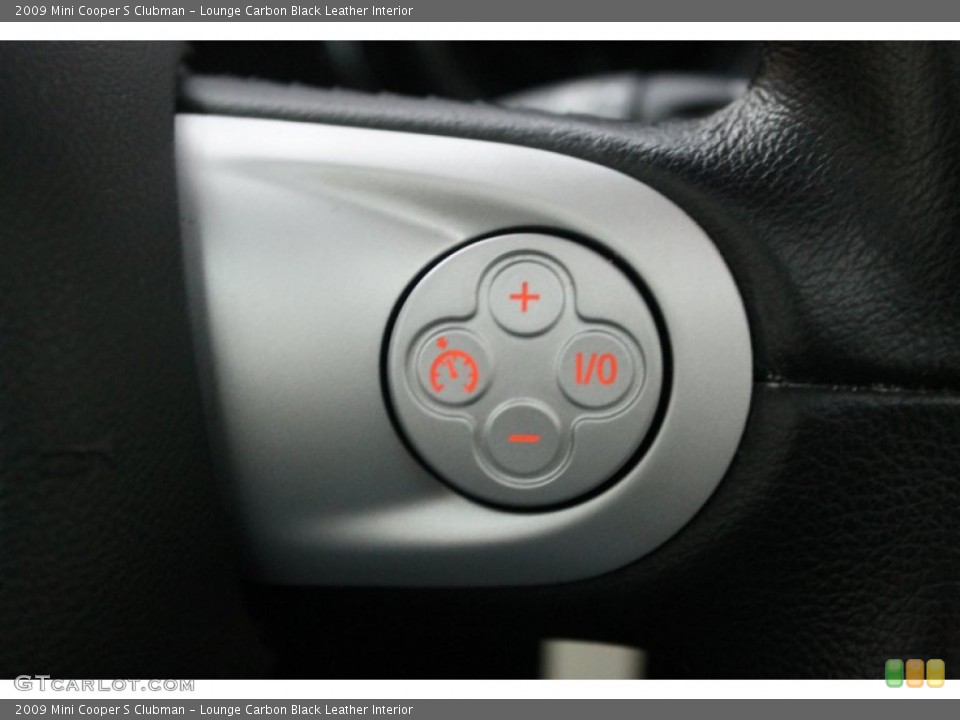 Lounge Carbon Black Leather Interior Controls for the 2009 Mini Cooper S Clubman #77171653
