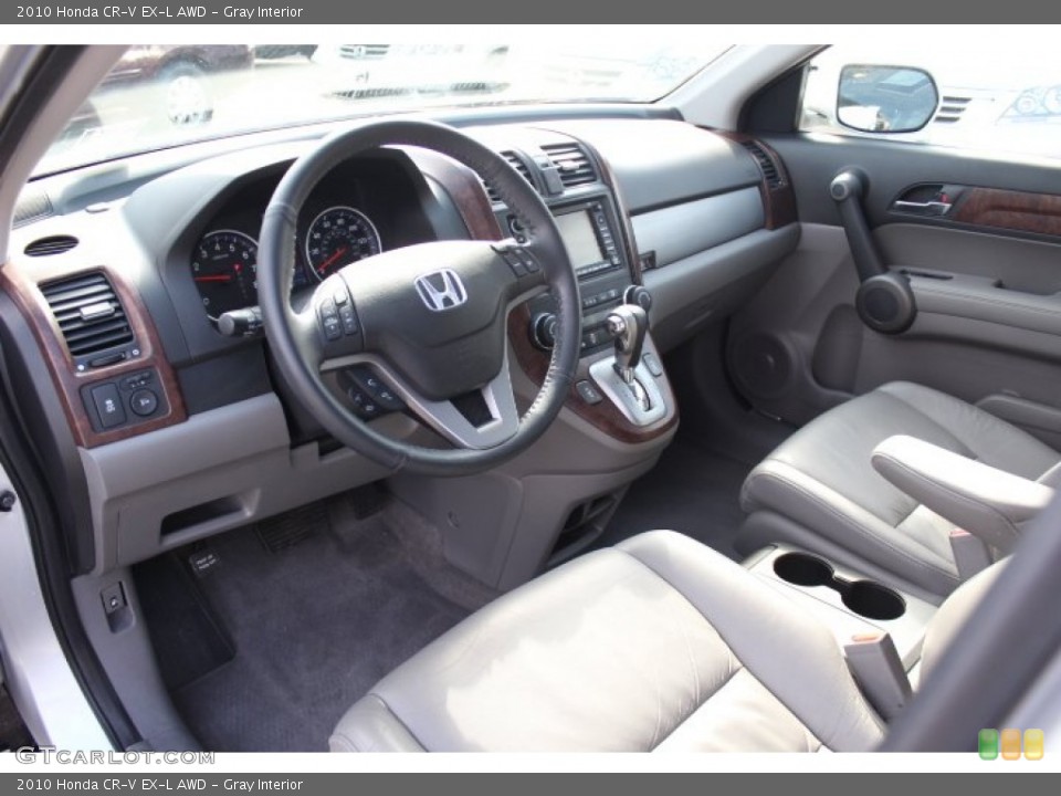 Gray Interior Photo for the 2010 Honda CR-V EX-L AWD #77172137