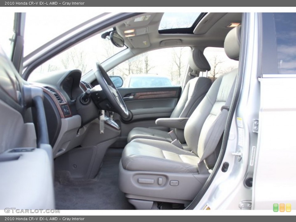 Gray Interior Photo for the 2010 Honda CR-V EX-L AWD #77172155