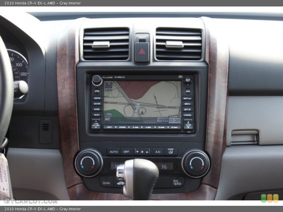 Gray Interior Navigation for the 2010 Honda CR-V EX-L AWD #77172191