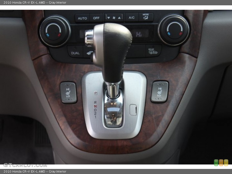 Gray Interior Transmission for the 2010 Honda CR-V EX-L AWD #77172212