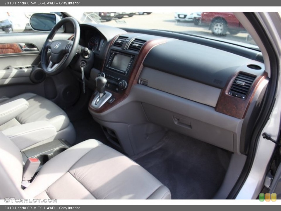 Gray Interior Dashboard for the 2010 Honda CR-V EX-L AWD #77172411