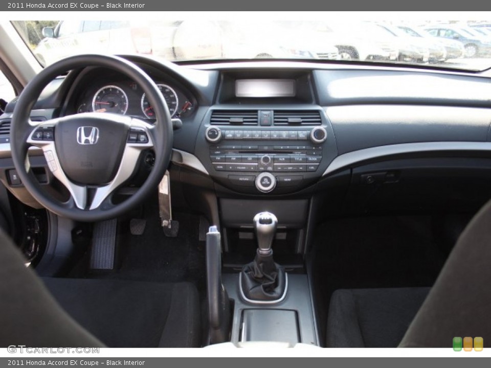 Black Interior Dashboard for the 2011 Honda Accord EX Coupe #77173456