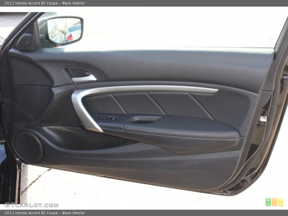 Black Interior Door Panel for the 2011 Honda Accord EX Coupe #77173634