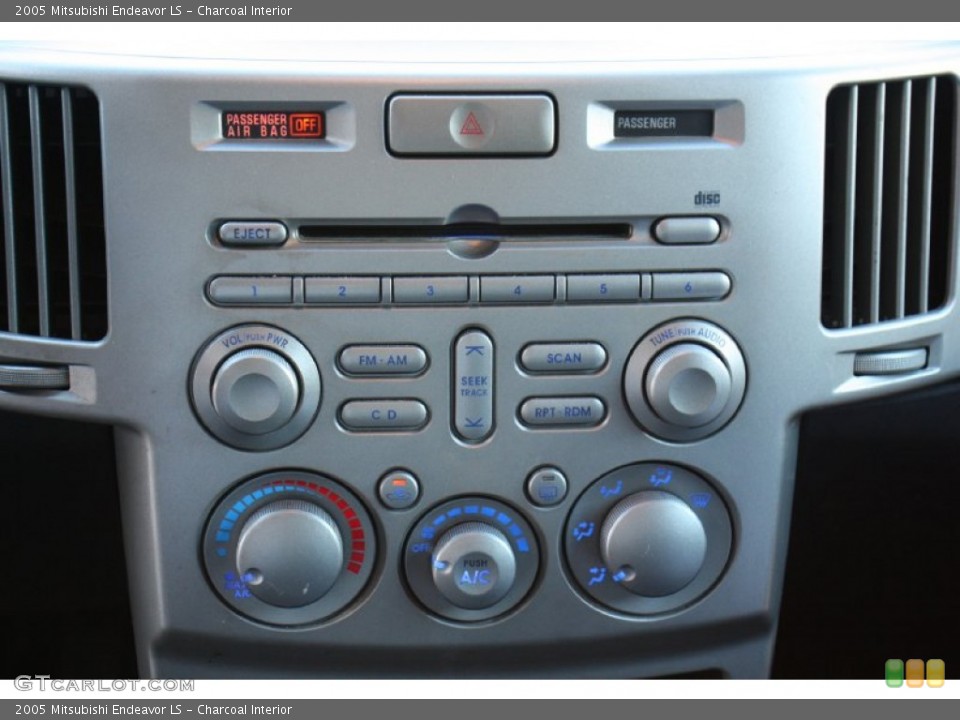 Charcoal Interior Controls for the 2005 Mitsubishi Endeavor LS #77173799