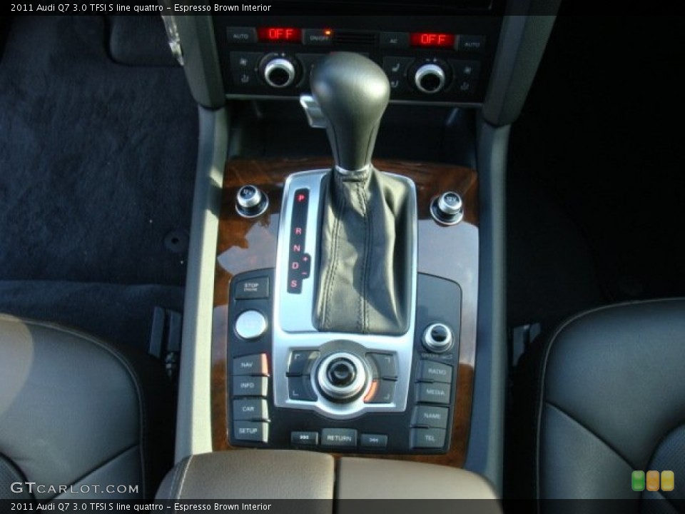 Espresso Brown Interior Transmission for the 2011 Audi Q7 3.0 TFSI S line quattro #77174189